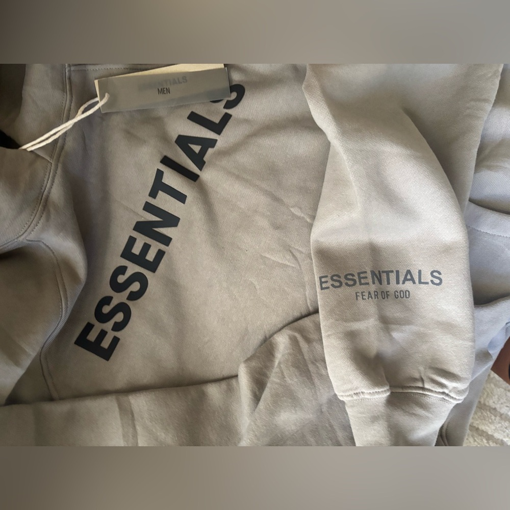 Essentials Light Gray Hoodie